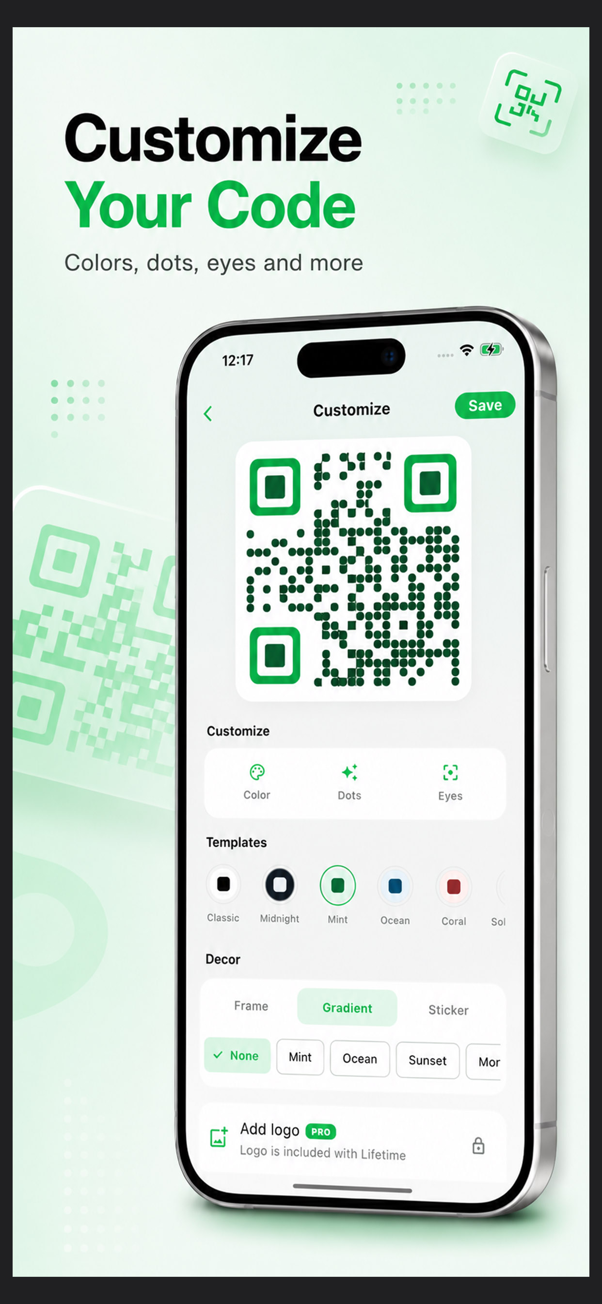 QR Creator & Code Generator screenshot 2