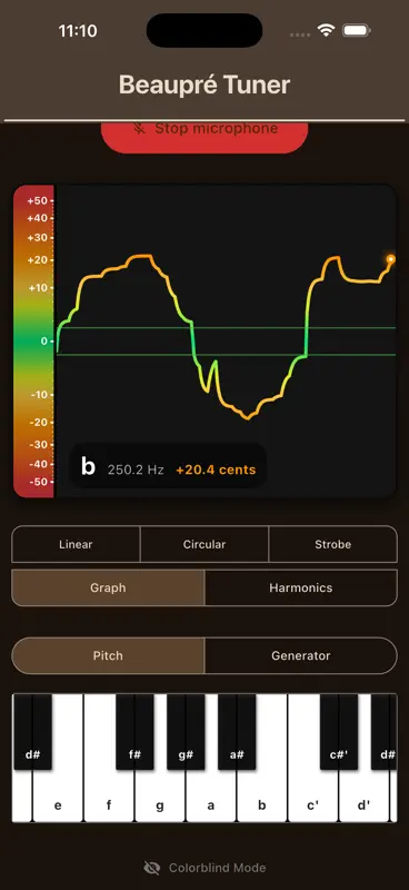Beaupré Stimmgerät screenshot 6 of 10