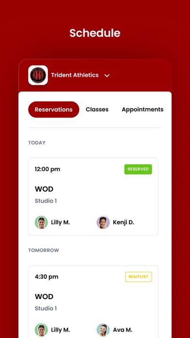 Trident Athletics VA Screenshot