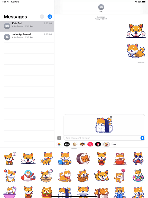 Screenshot #5 pour Shiba Inu Best Stickers
