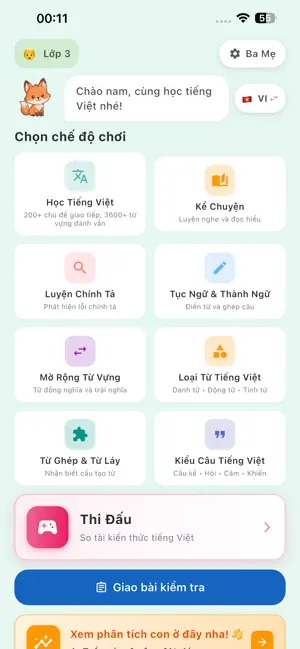 Vua Tiếng Việt Cấp 1 screenshot 2