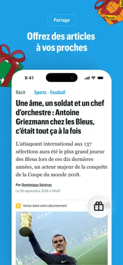 Capture d'écran de Le Parisien : L'info En Direct sur iPhone 4