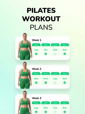 28 Day Wall Pilates Challenge iPad screenshot