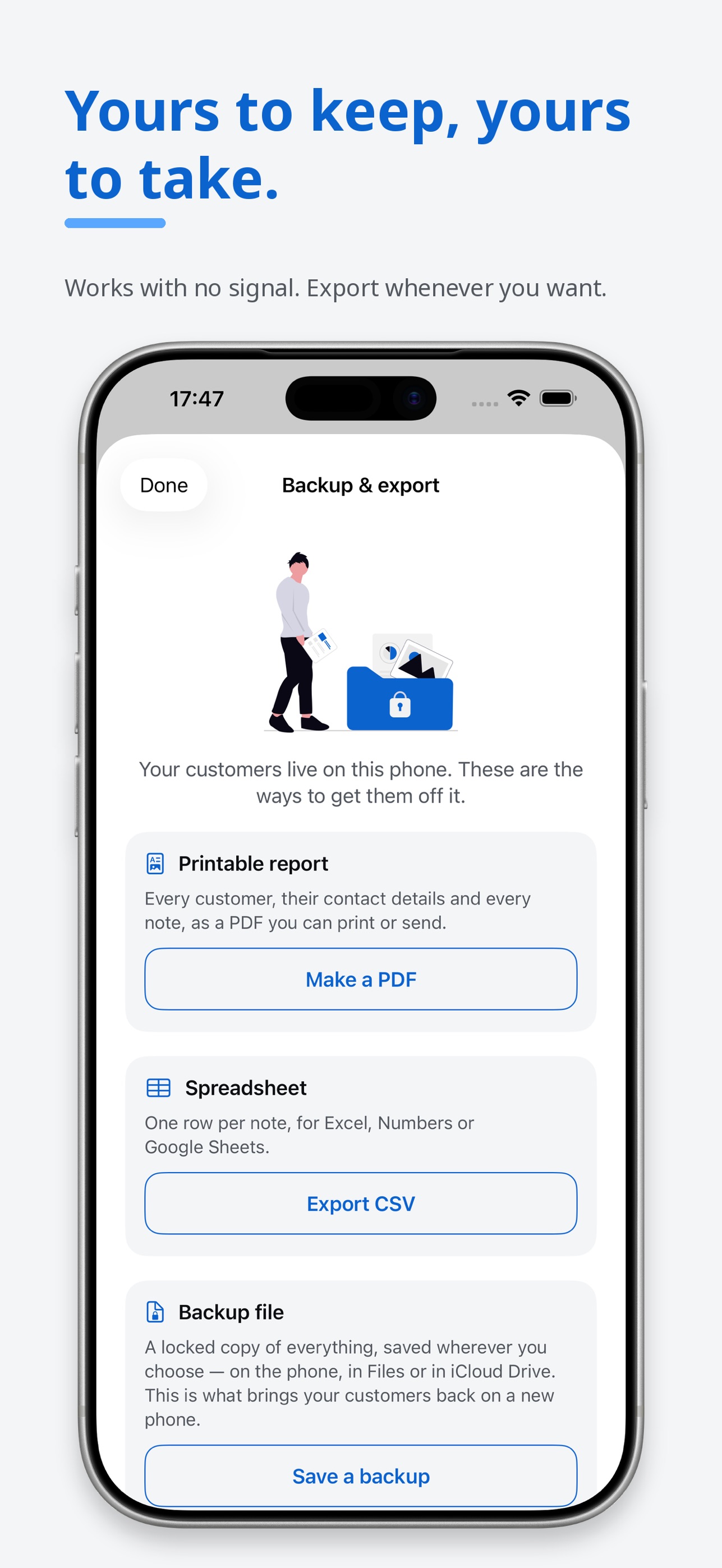 Screenshot 5 of Simple Offline CRM