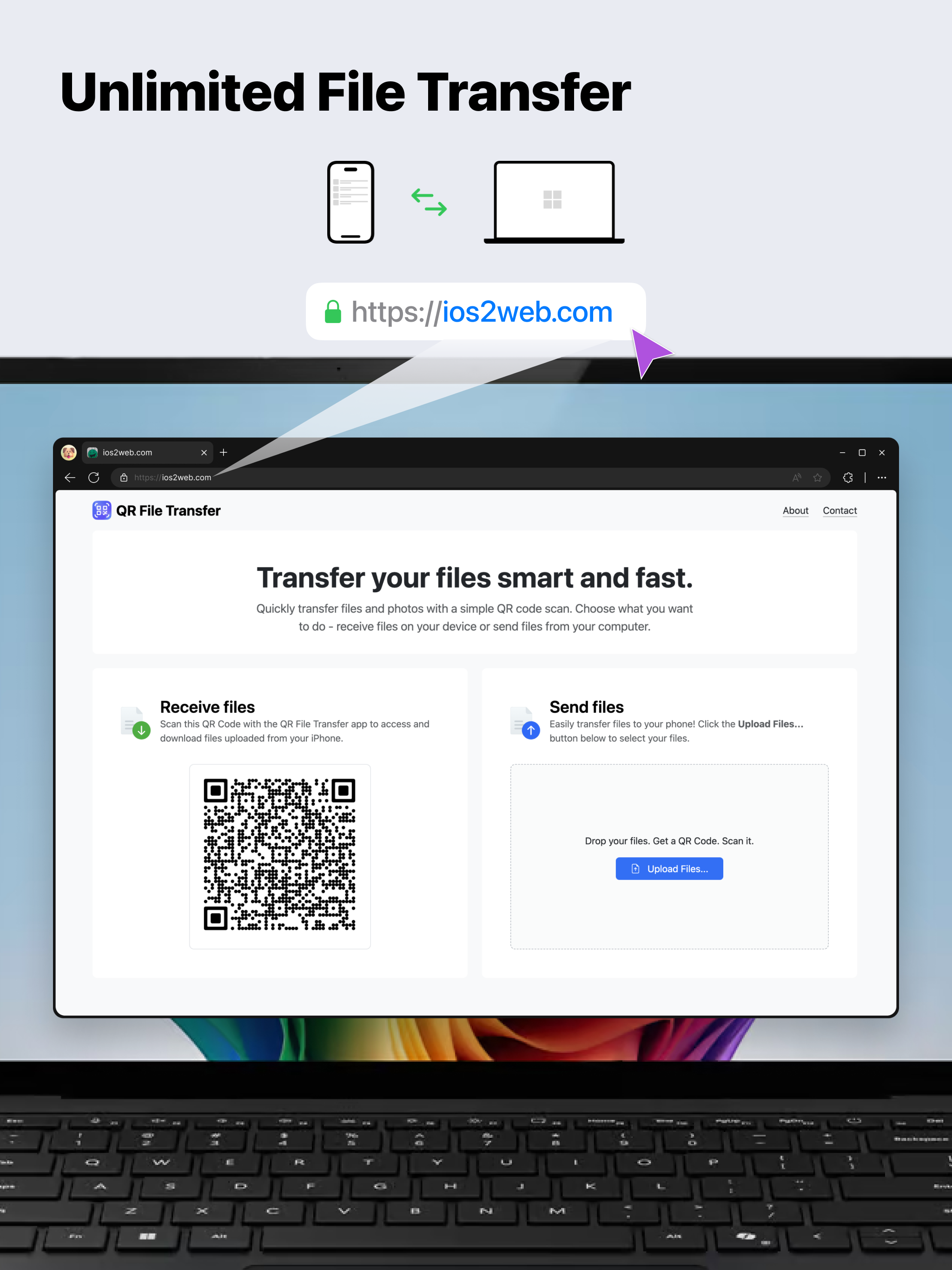 Data Drop: QR File Transfer