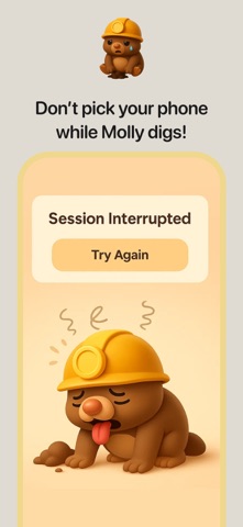 Molly: Anti-Scroll Companion iPhone screenshot