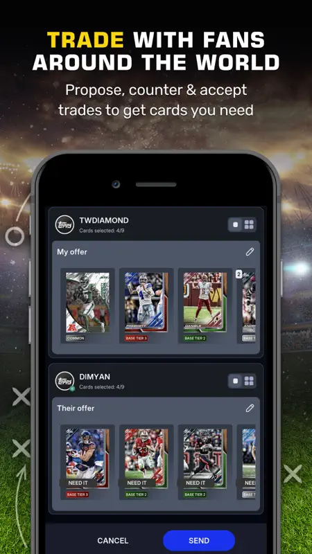 NFL HUDDLE: Card Trader screenshot 5 of 8