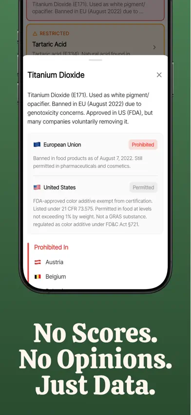 iib - Ingredient Scanner screenshot 4