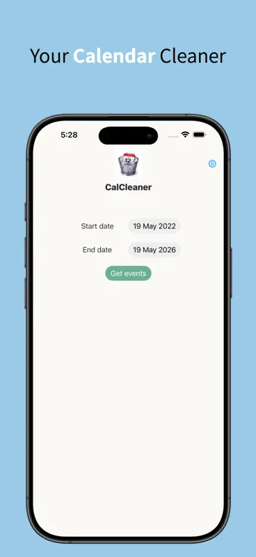CalCleaner screenshot 1 of 2