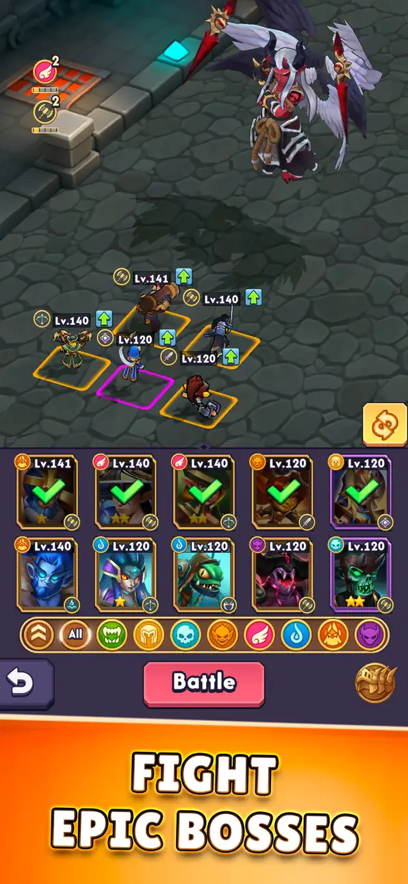 Champion Wars iOS Mod IPA screenshot 5 - iOS game interface