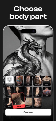 Capture d'écran 6 de AI Tattoo Generator・Tattooist