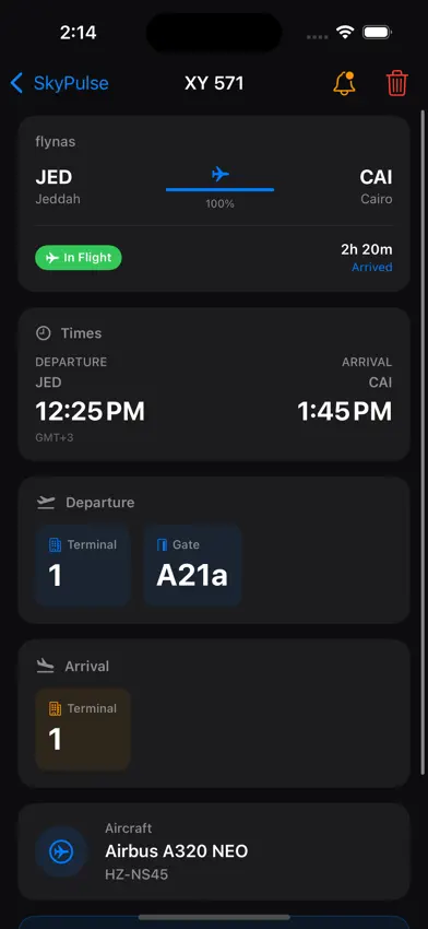 SkyPulse - Flight Tracker screenshot 2