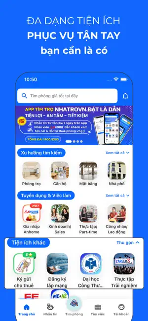 Tìm Trọ - Nhatrovn iPhone screenshot 3