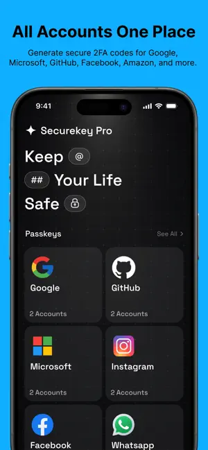 Authenticator App 2FA Auth screenshot 1