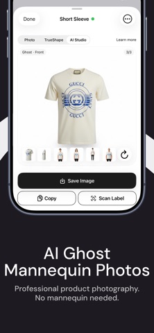 Size AI - Garment Measurement iPhone screenshot