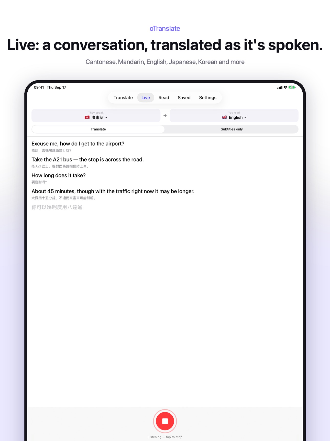 Screenshot 9 of oTranslate: Read & Translate