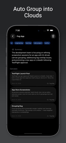 Fog: On-Device AI Notes Screenshot 3 of 5