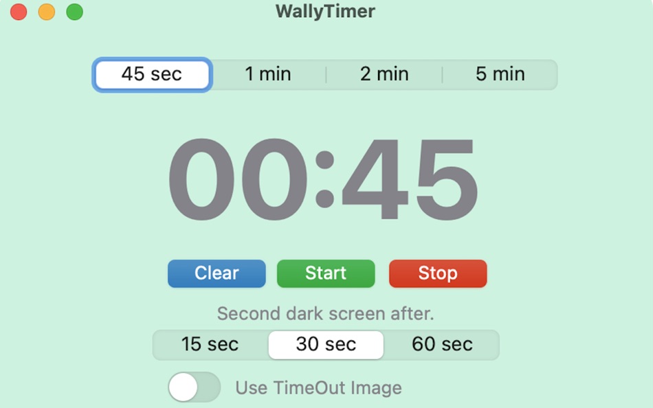 WallyTimer (macOS) Podle: Wallysoft WallyTimer (macOS) Podle: Wallysoft
