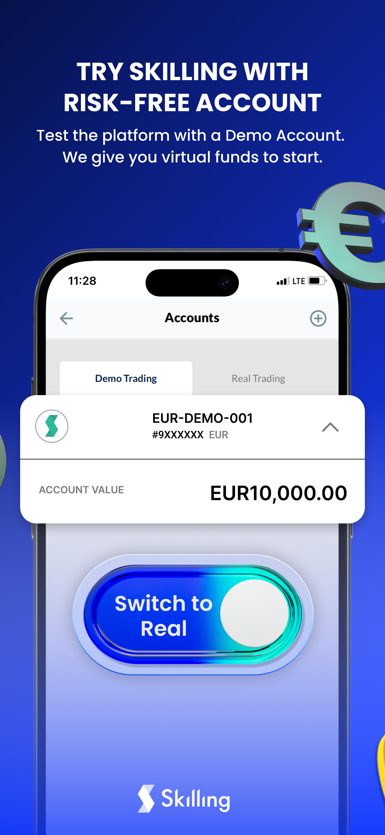 Skilling: Crypto, Forex Trade