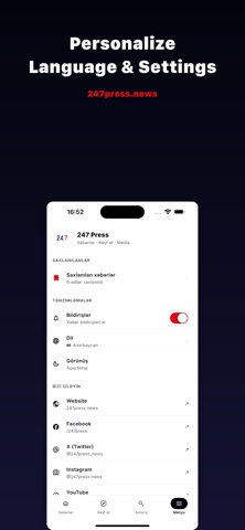 247 Press iPhone screenshot