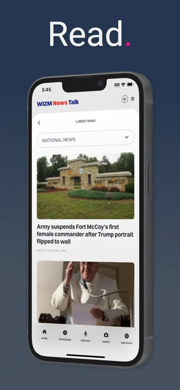 Screenshot #2 pour WIZM News