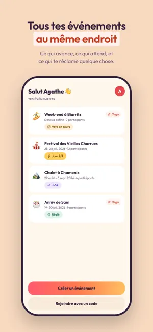 Bandee : voyages entre amis screenshot 1