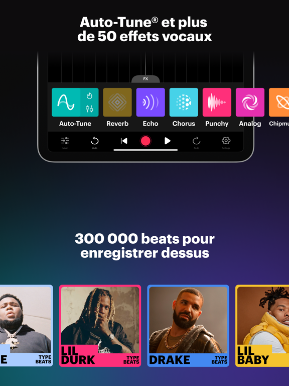 Screenshot #5 pour Rapchat Studio Musique