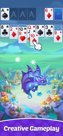 Solitaire Dragons iPhone screenshot