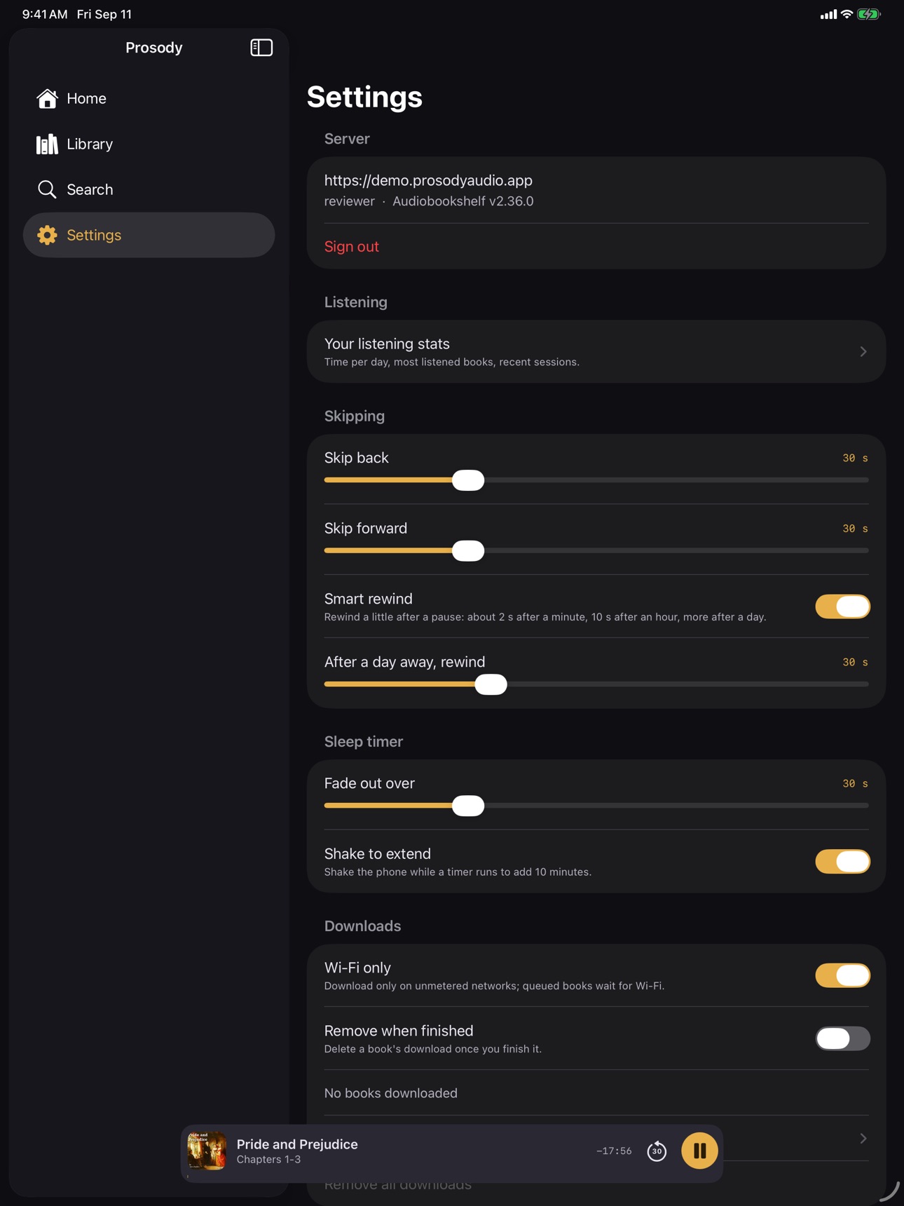 Screenshot 12 of Prosody Player