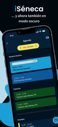 Captura de pantalla de ISéneca en iPhone 6
