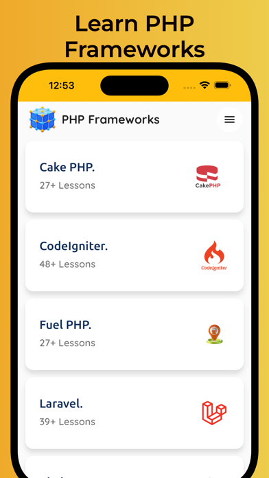 Learn PHP Tutorials Screenshot