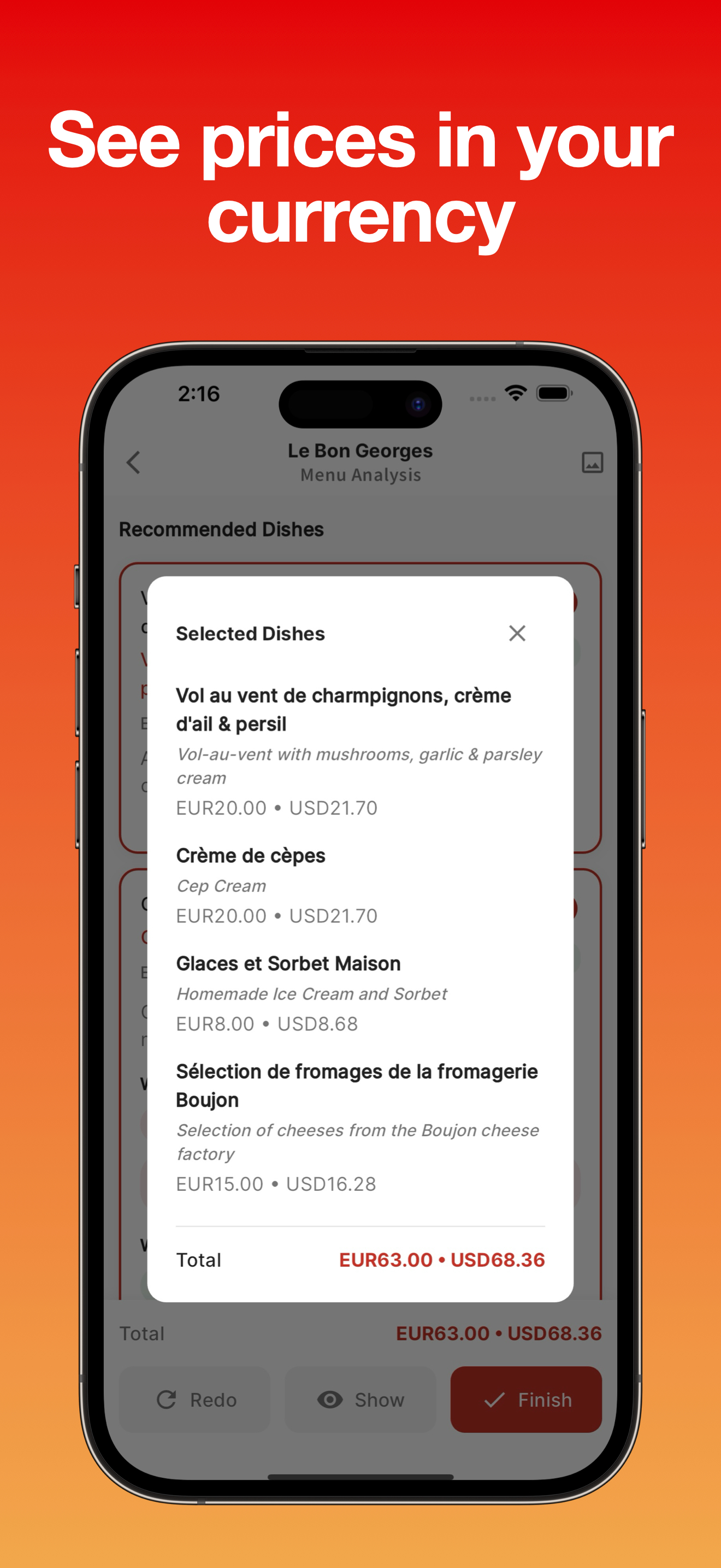 BestDish AI Personal Dish Pick screenshot 4