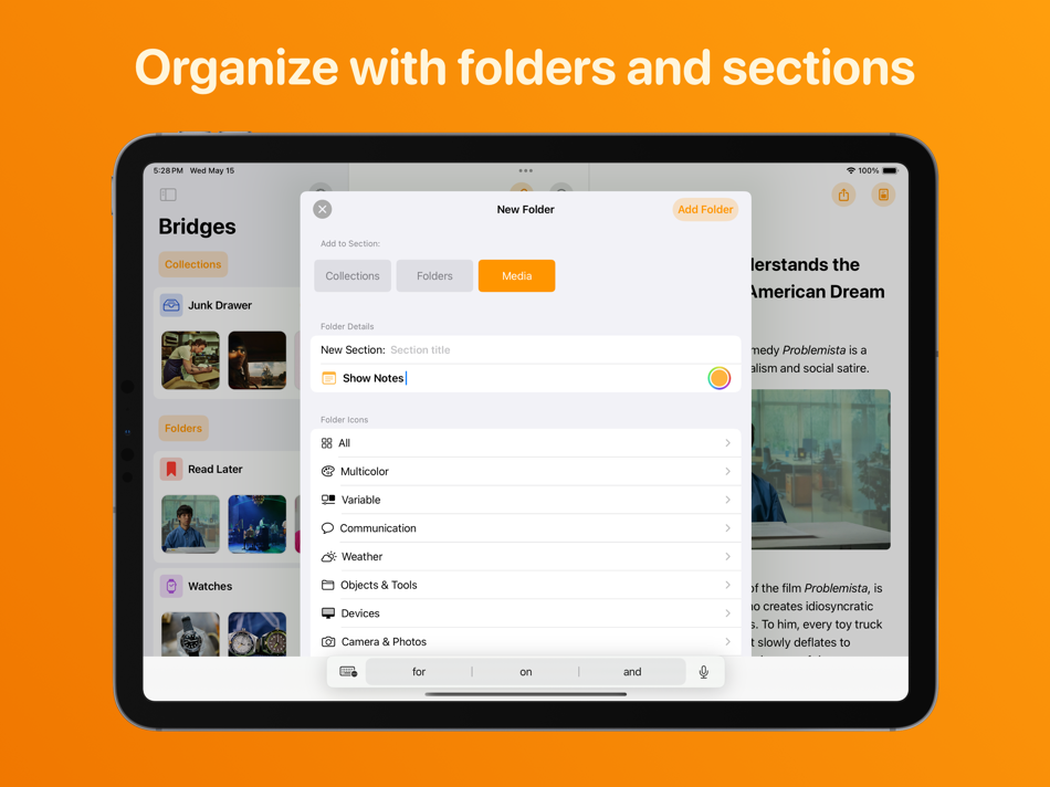 #4. Bridges: Link Formatting (iOS) De: Jonathan Ruiz