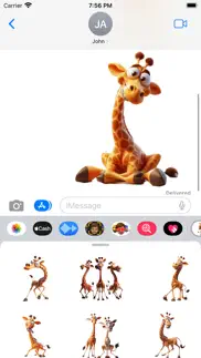 How to cancel & delete goofy giraffe stickers 4