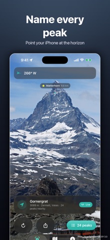 Ridgeline: Peak Identifier screenshot