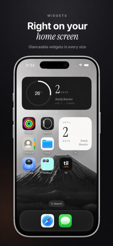 Til — Beautiful Countdowns iPhone screenshot