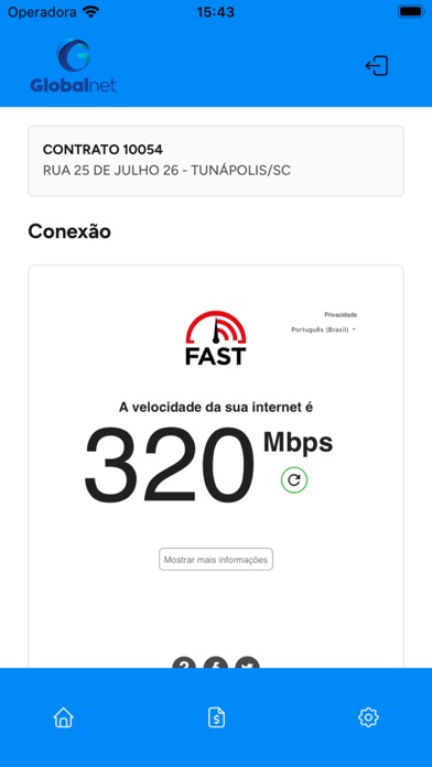 GlobalNet Clientes Screenshot