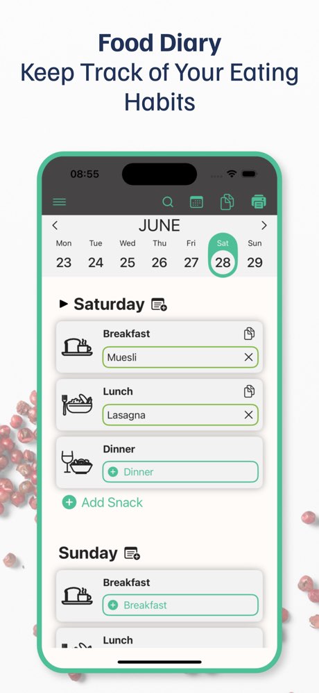 Food Journal Daily screenshot 1