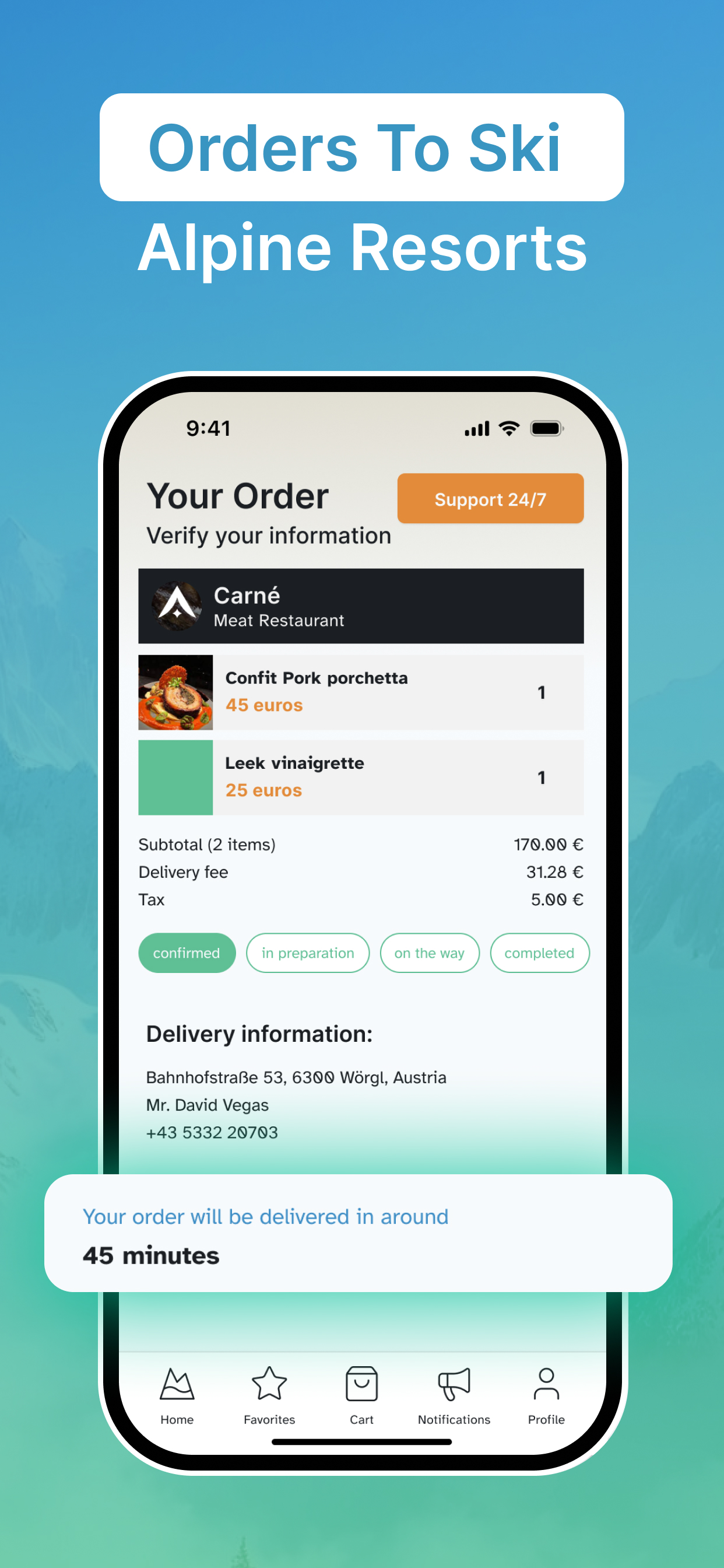 French Alps Delivery - Mountly