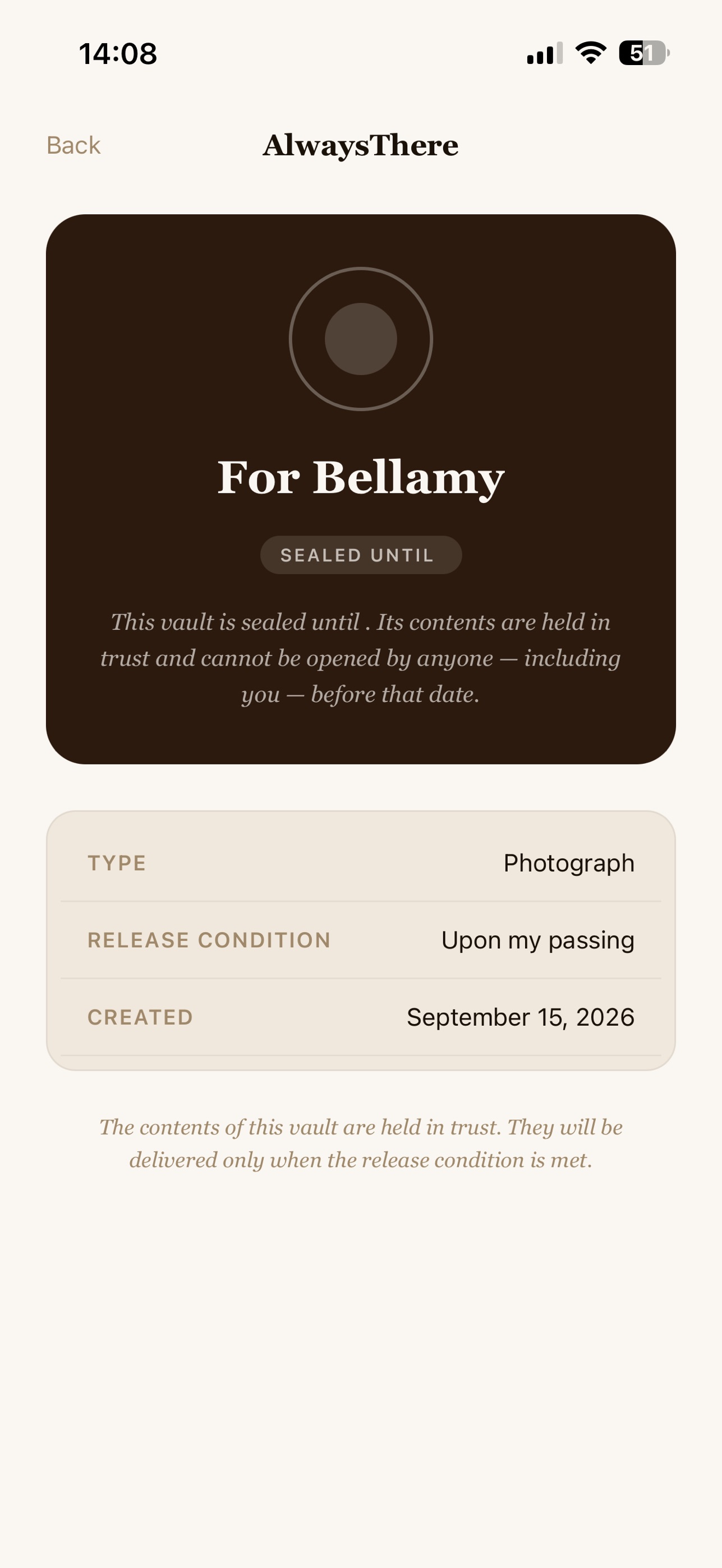 Screenshot 5 of AlwaysThere Vault