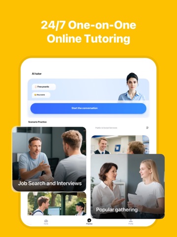 LangLearn: AI English Tutor iPad screenshot 3