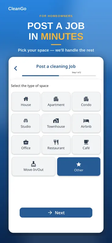 CleanGo – House Cleaning screenshot 4 of 9