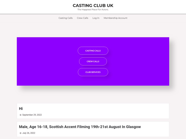 Casting Calls UK