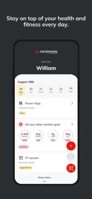 Ascension Fitness App screenshot 2