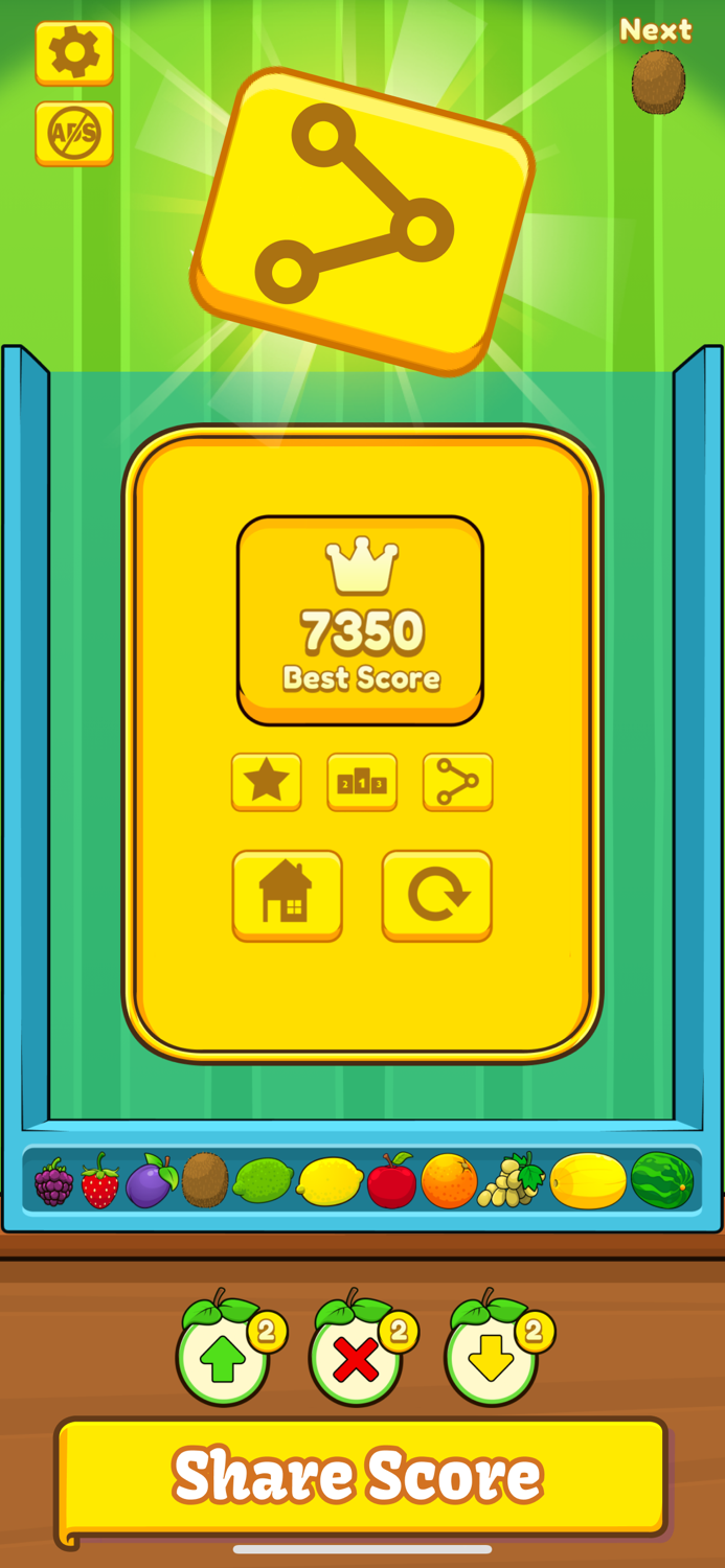 Striped Fruit Watermelon Game