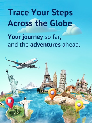My Travel Map: Trip Tracker iPad screenshot