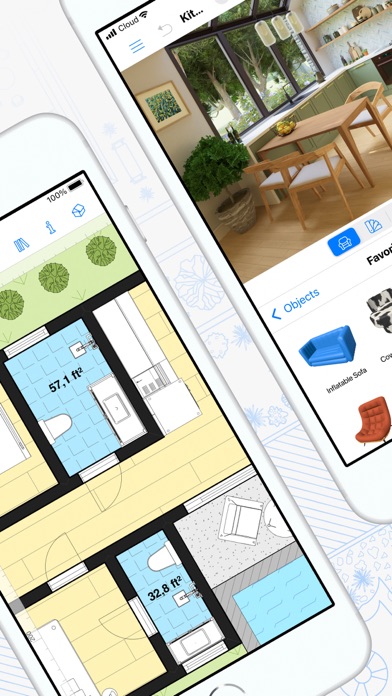 Live Home 3D: 間取り図作成 と ホームデザインのスクリーンショット - 2