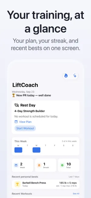 LiftCoach screenshot 1