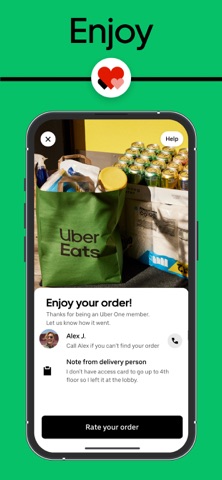 Uber Eats: Food & Groceries App Store preview screenshot 6