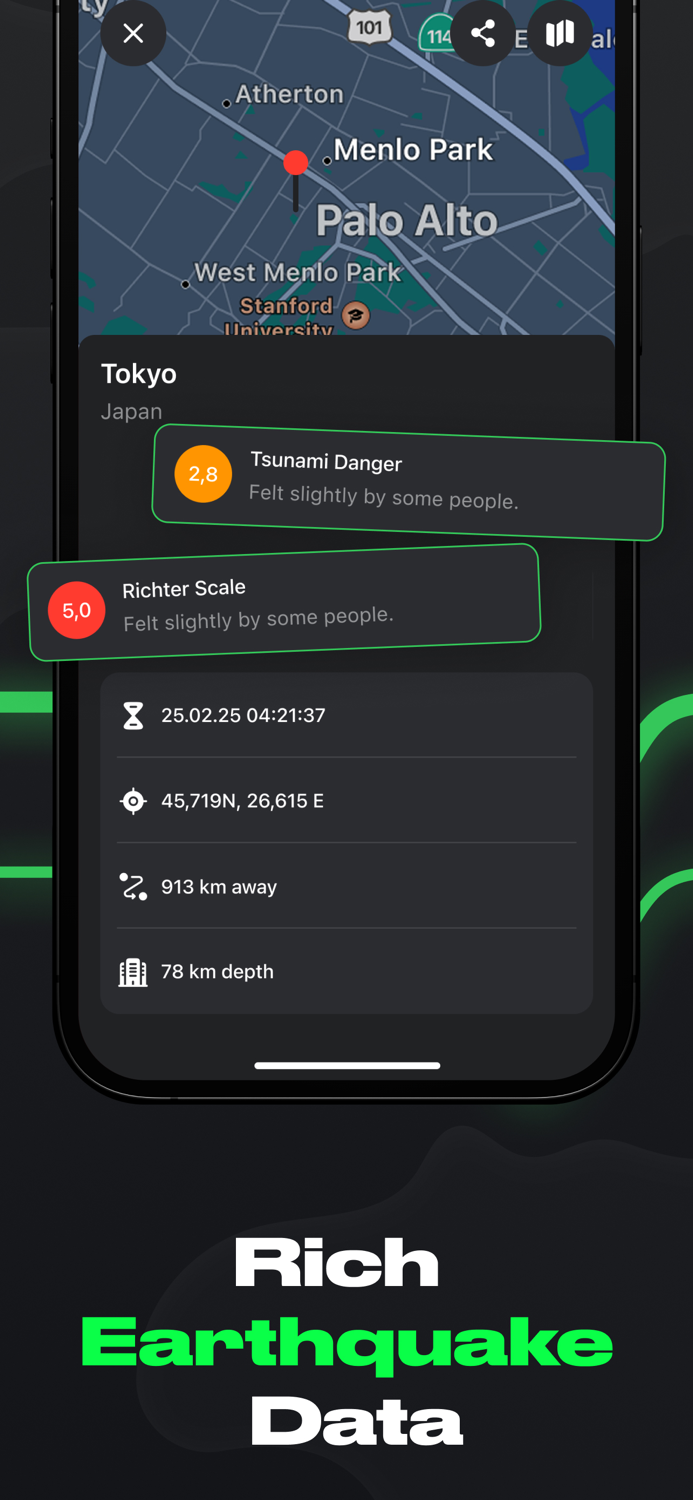 Earthquake tracker - SeismiQ